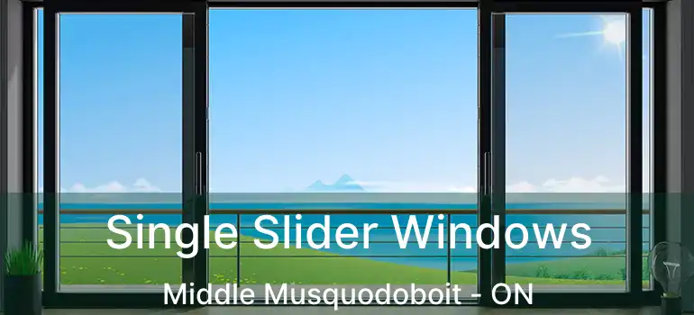  Single Slider Windows Middle Musquodoboit - ON