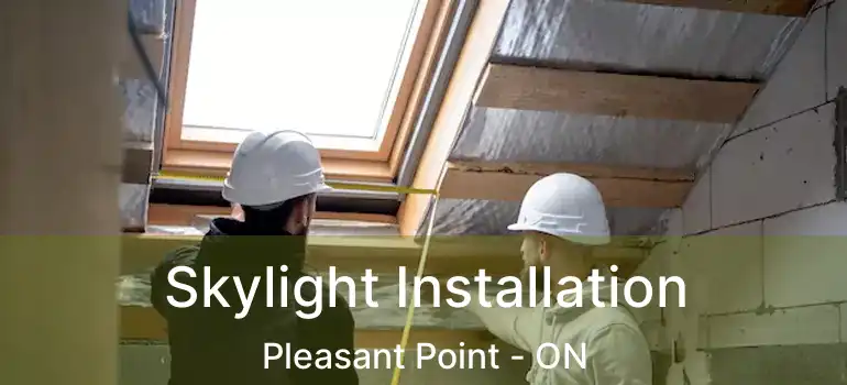  Skylight Installation Pleasant Point - ON