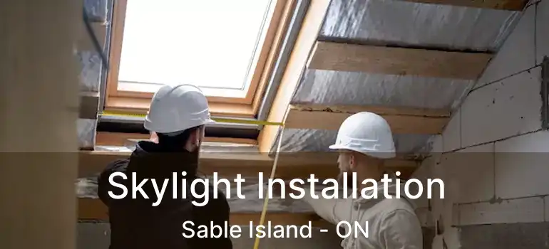  Skylight Installation Sable Island - ON