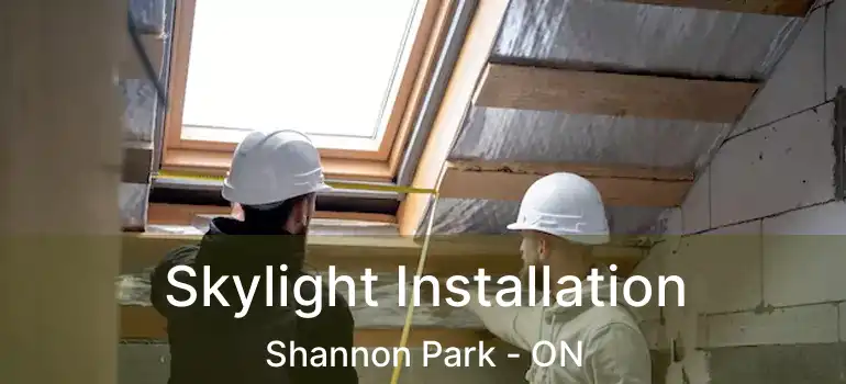 Skylight Installation Shannon Park - ON