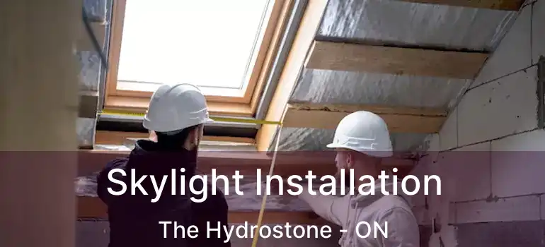  Skylight Installation The Hydrostone - ON