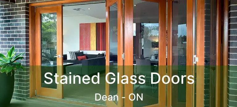  Stained Glass Doors Dean - ON