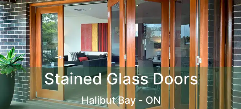  Stained Glass Doors Halibut Bay - ON