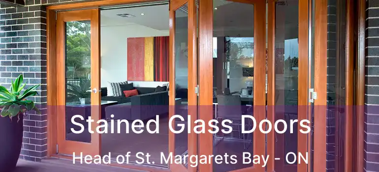  Stained Glass Doors Head of St. Margarets Bay - ON