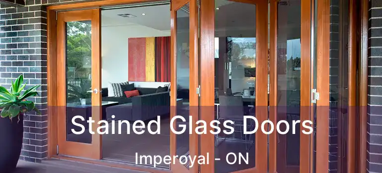  Stained Glass Doors Imperoyal - ON