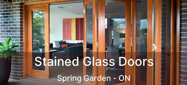  Stained Glass Doors Spring Garden - ON