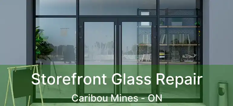  Storefront Glass Repair Caribou Mines - ON