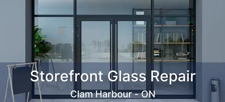  Storefront Glass Repair Clam Harbour - ON