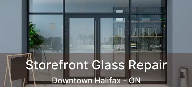  Storefront Glass Repair Downtown Halifax - ON