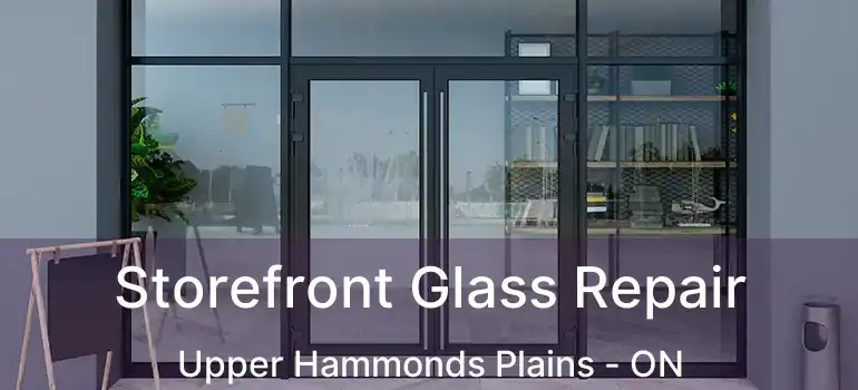  Storefront Glass Repair Upper Hammonds Plains - ON