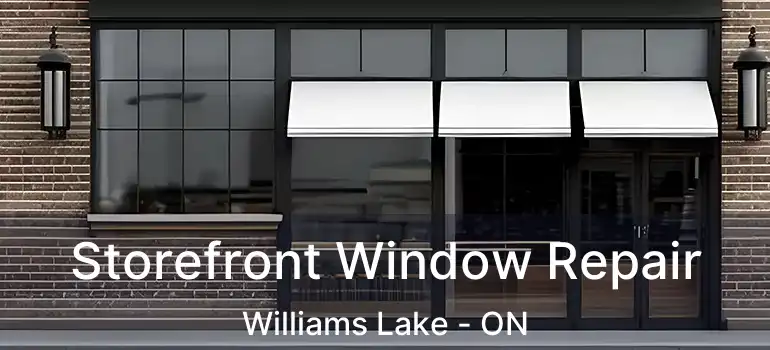  Storefront Window Repair Williams Lake - ON