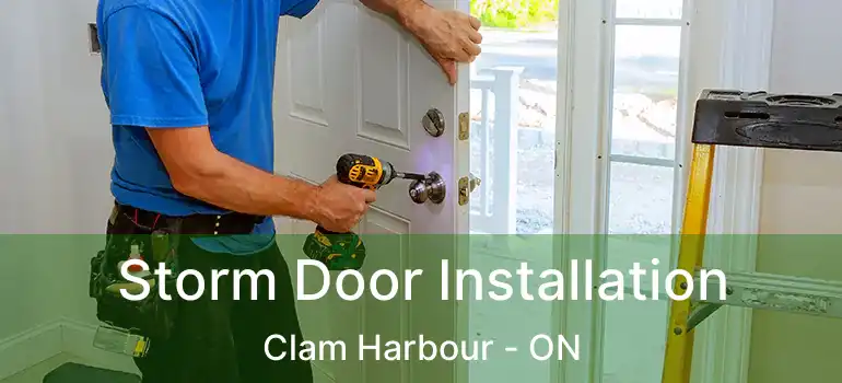  Storm Door Installation Clam Harbour - ON