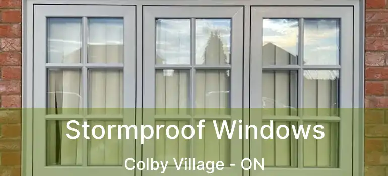  Stormproof Windows Colby Village - ON