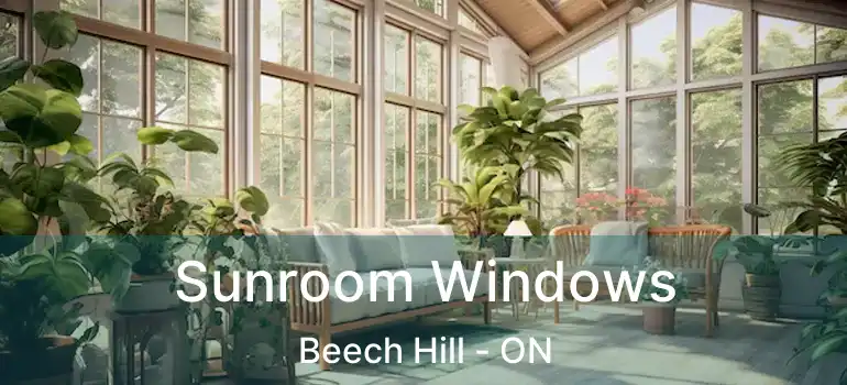  Sunroom Windows Beech Hill - ON