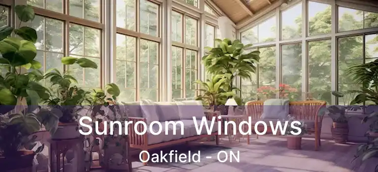  Sunroom Windows Oakfield - ON