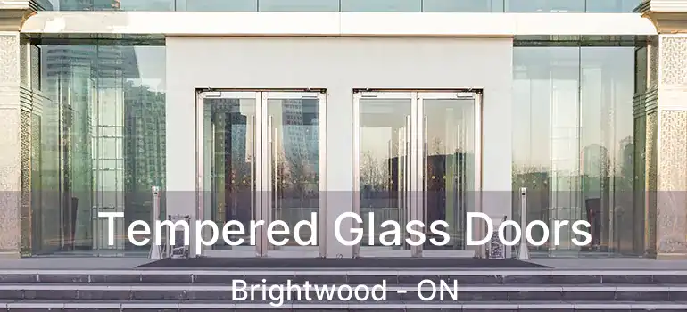  Tempered Glass Doors Brightwood - ON