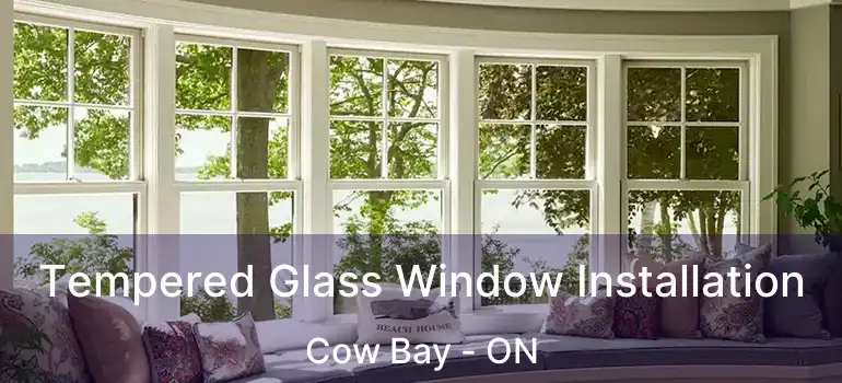  Tempered Glass Window Installation Cow Bay - ON