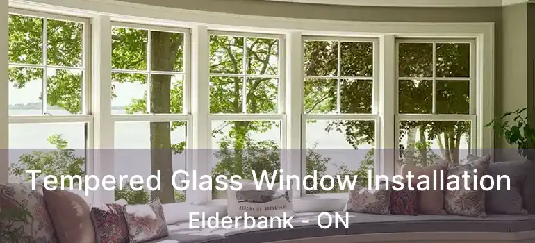  Tempered Glass Window Installation Elderbank - ON