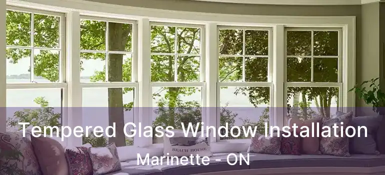  Tempered Glass Window Installation Marinette - ON