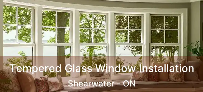  Tempered Glass Window Installation Shearwater - ON