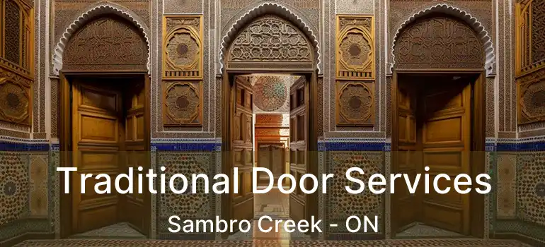  Traditional Door Services Sambro Creek - ON