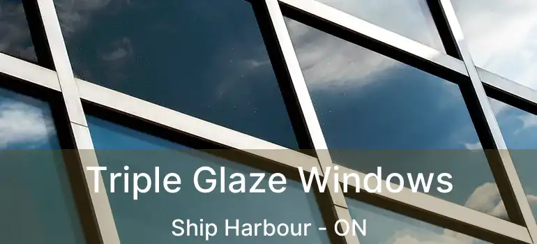  Triple Glaze Windows Ship Harbour - ON