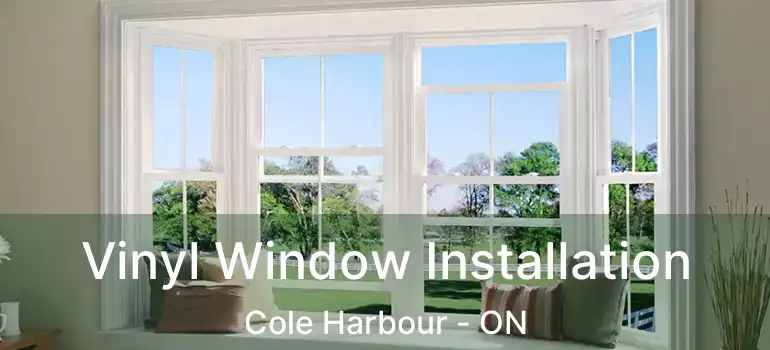  Vinyl Window Installation Cole Harbour - ON