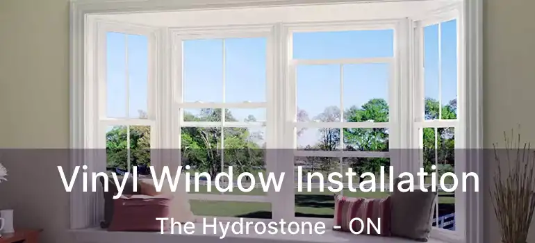  Vinyl Window Installation The Hydrostone - ON