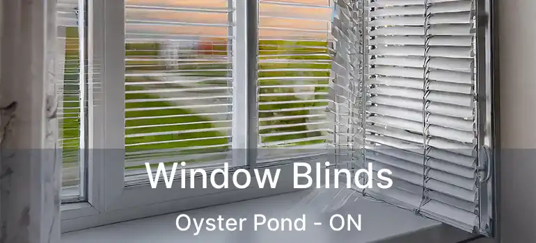  Window Blinds Oyster Pond - ON