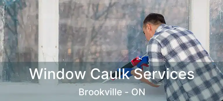  Window Caulk Services Brookville - ON
