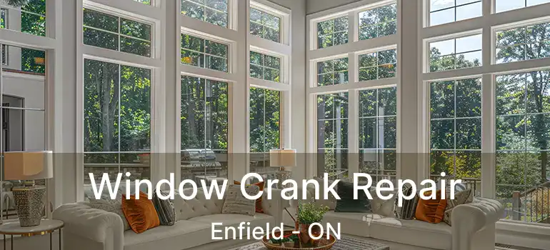  Window Crank Repair Enfield - ON