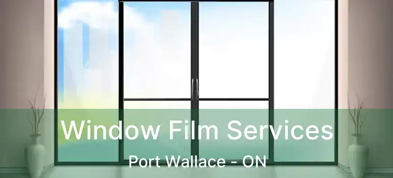  Window Film Services Port Wallace - ON
