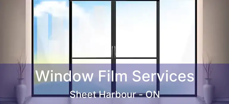  Window Film Services Sheet Harbour - ON