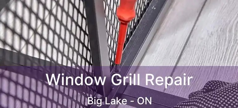  Window Grill Repair Big Lake - ON