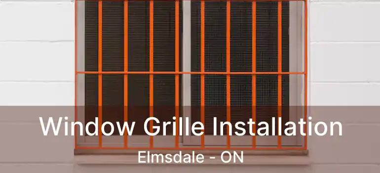  Window Grille Installation Elmsdale - ON