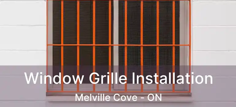  Window Grille Installation Melville Cove - ON