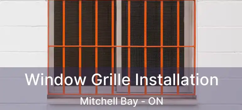  Window Grille Installation Mitchell Bay - ON
