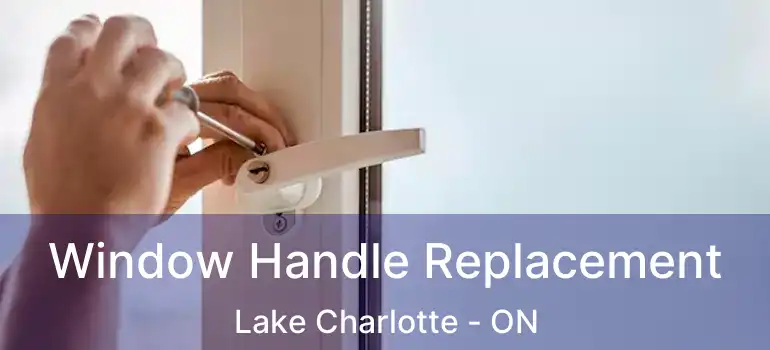  Window Handle Replacement Lake Charlotte - ON