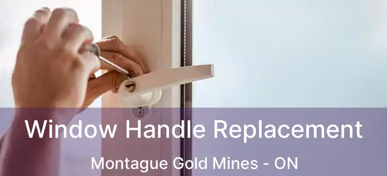  Window Handle Replacement Montague Gold Mines - ON