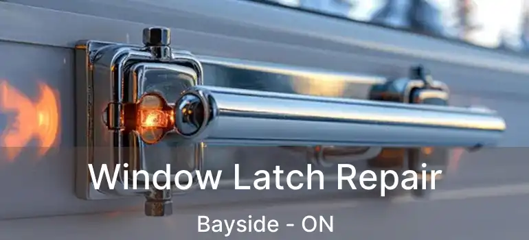  Window Latch Repair Bayside - ON