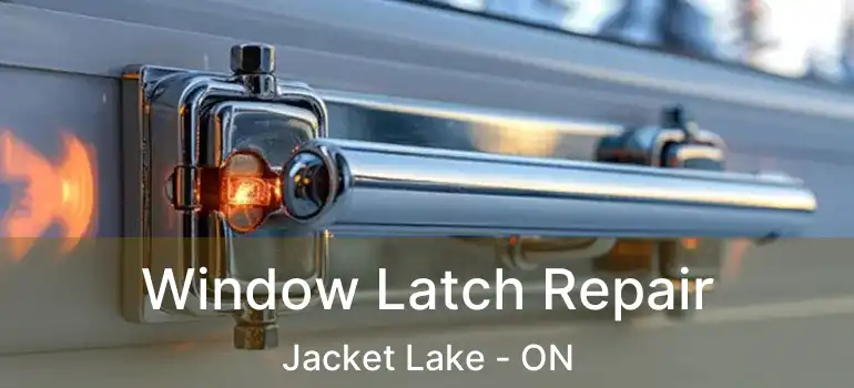  Window Latch Repair Jacket Lake - ON