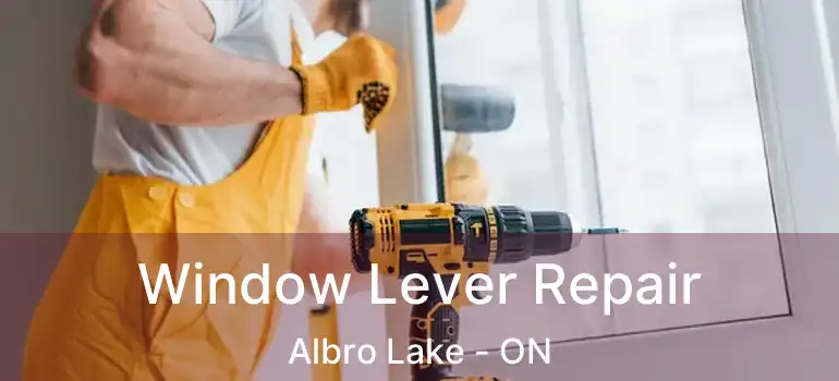  Window Lever Repair Albro Lake - ON