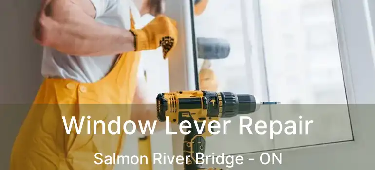  Window Lever Repair Salmon River Bridge - ON