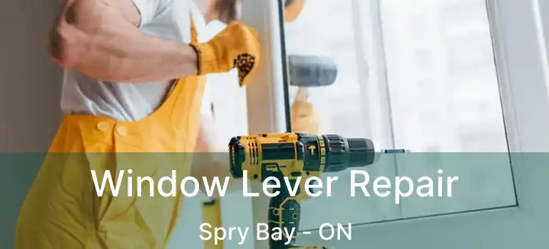  Window Lever Repair Spry Bay - ON