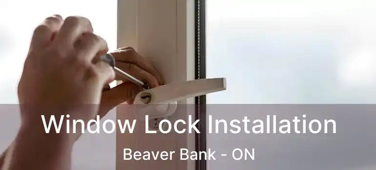  Window Lock Installation Beaver Bank - ON
