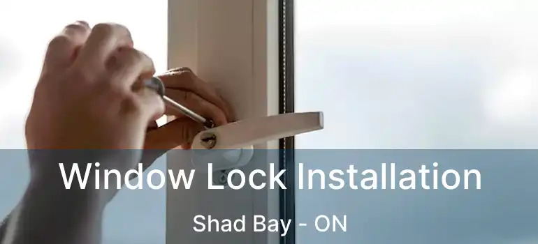  Window Lock Installation Shad Bay - ON