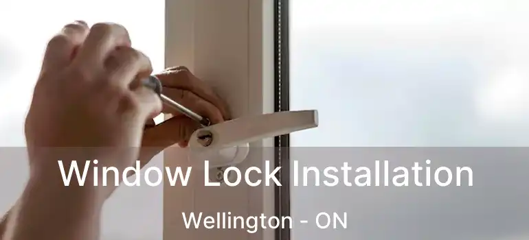  Window Lock Installation Wellington - ON