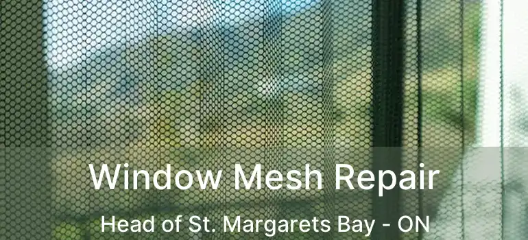  Window Mesh Repair Head of St. Margarets Bay - ON