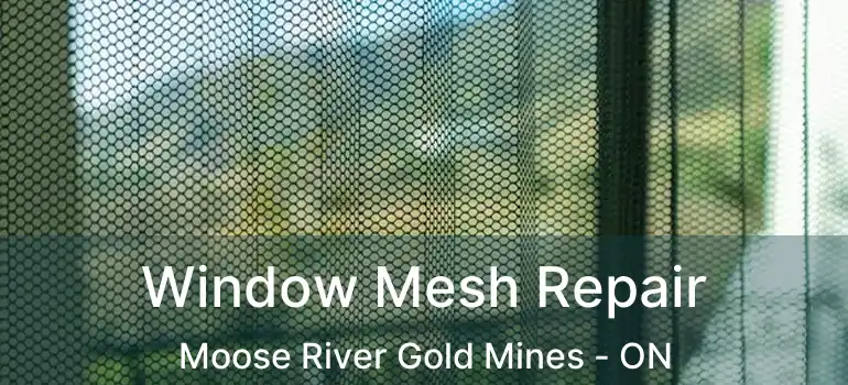  Window Mesh Repair Moose River Gold Mines - ON