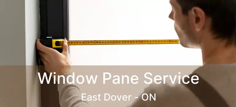  Window Pane Service East Dover - ON